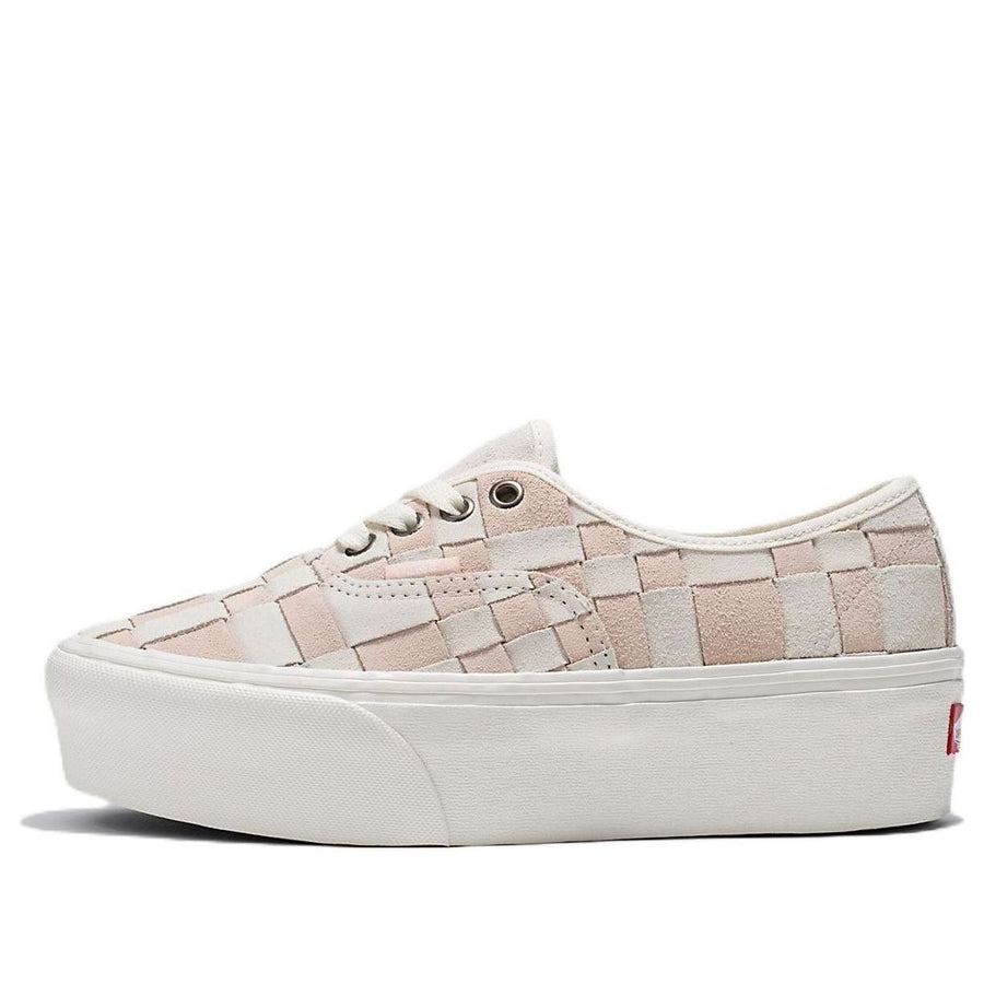 

Кеды Vans Authentic Woven check Stackform 'White Pink', белый