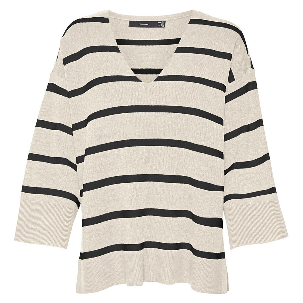 

Свитер Vero Moda Saba 3/4 V Neck, бежевый