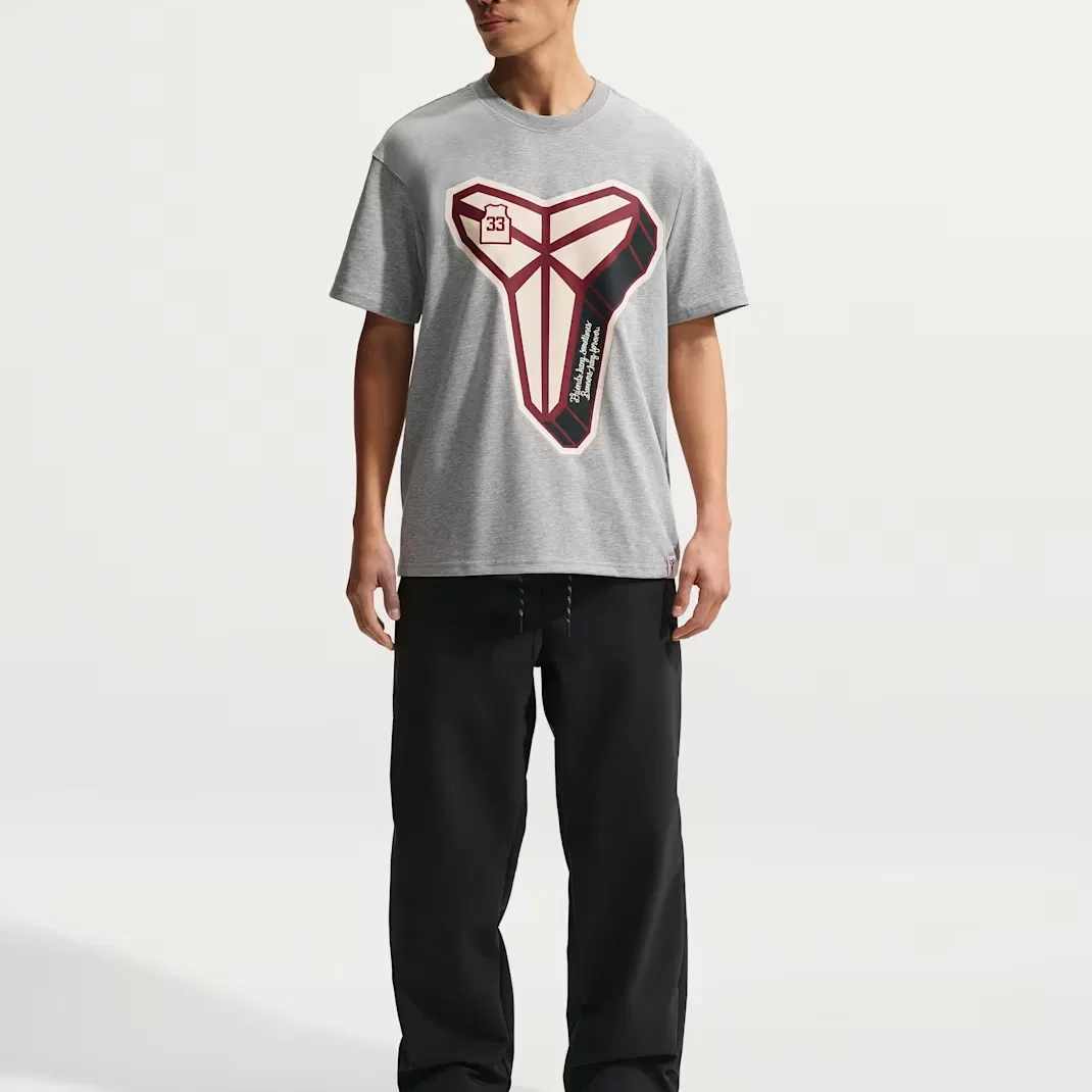 Мужская баскетбольная футболка Kobe Dri-FIT Nike, Dark Gray Heather — фото 3
