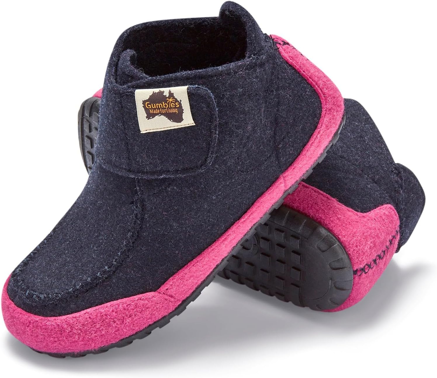 

Тапочки Gumbies Quokka для дома и улицы, легкое надевание, выполнены из переработанных материалов, идея подарка для мужчин и женщин, синий/розовый/темно-синий