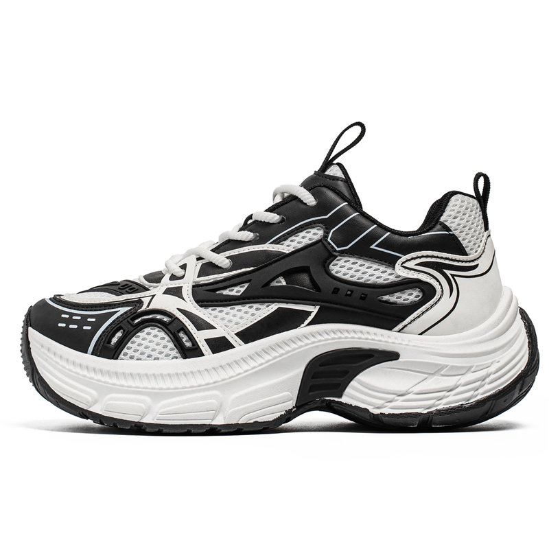 

GAISIMA Мужские черные массивные кроссовки лоу-топ, цвет Black