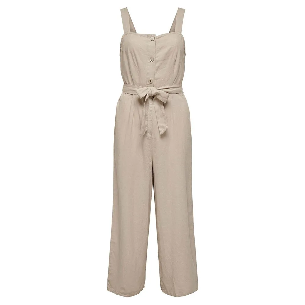 

Комбинезон Only Caro Linen, бежевый
