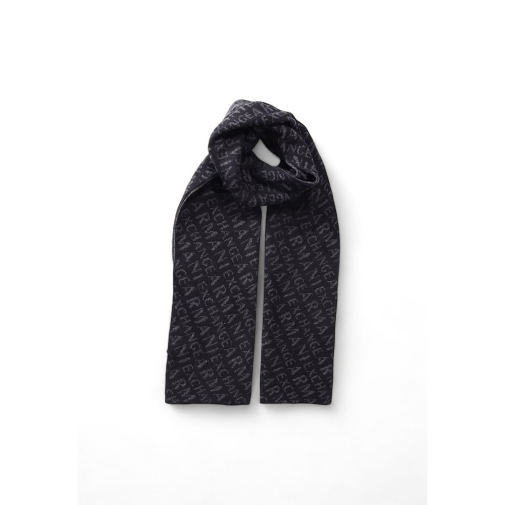

Серый полиамидный шарф Armani Exchange