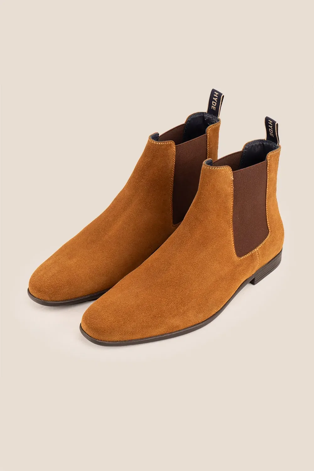 Челси ботинки из замши Darwin Suede Oswin Hyde, бежевый — фото 2