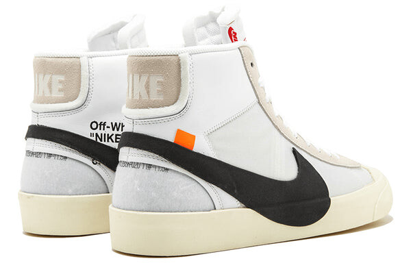 Кроссовки x off-white blazer mid 'the ten' Nike, белый — фото 4