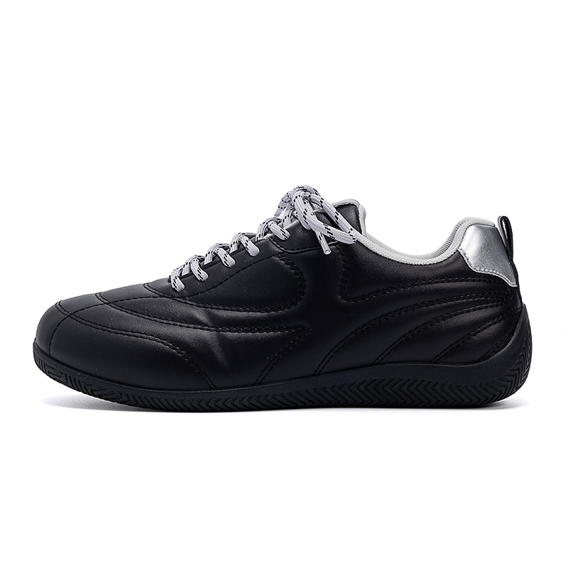 

HUANQIU Кроссовки для скейтборда Racing Shoes из синтетической кожи, устойчивые к истиранию, низкие, унисекс, цвет Explorer Black