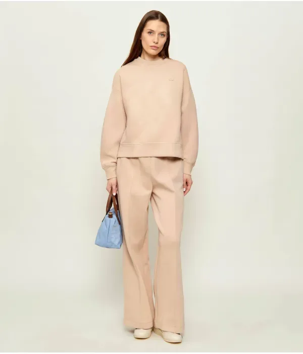 Толстовка Lacoste Oversize Fit, бежевый — фото 2