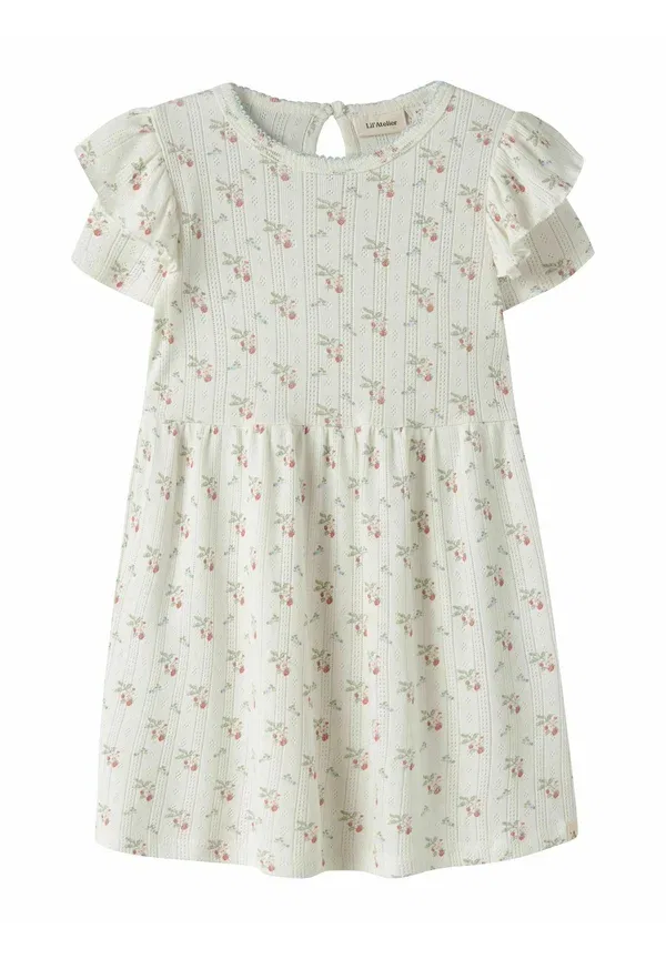 Платье regular fit jumper dress Lil' Atelier, кокосовое молоко — фото 3