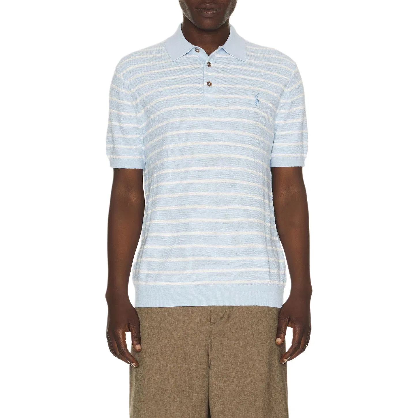 Поло SS26 Classic Version мужское Polo Ralph Lauren, Light Blue — фото 4