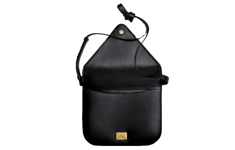Bottega Veneta Сумка-конверт MOUNT Smooth Calf Leather, наплечная сумка, кросс-боди среднего размера женская black — фото 4