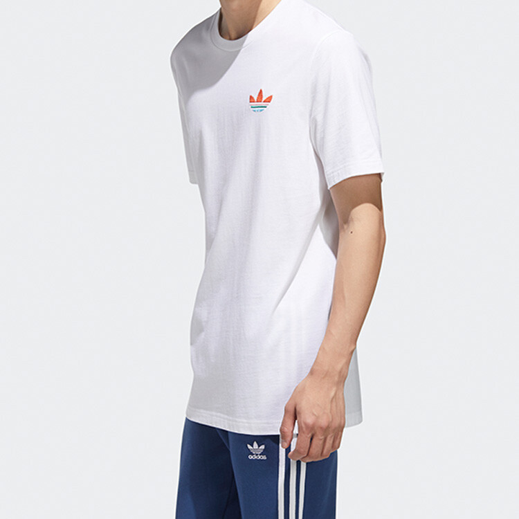 CHANGE IS Футболка мужская белая Adidas Originals, белый — фото 3