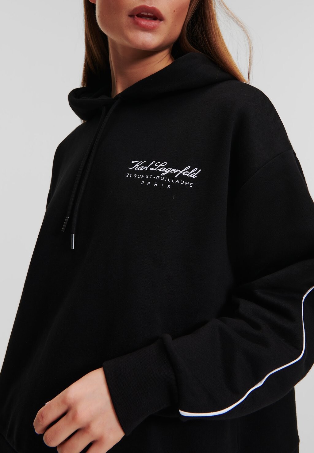 

Толстовка с капюшоном HOTEL KARL HOODIE KARL LAGERFELD, черный