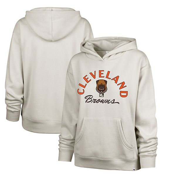 

Толстовка с капюшоном '47 Cleveland Browns Dawg Pound XL Whirlwind Naomi, женская, цвет cream 47 Brand