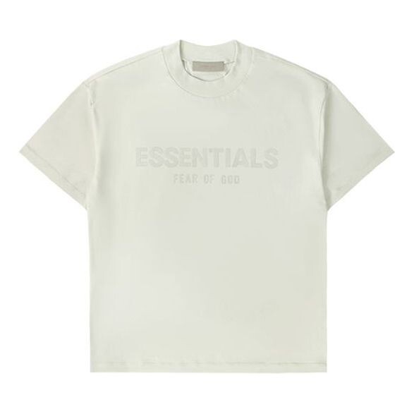 

Футболка fw21 3d logo tee 'mozzarella' Fear Of God Essentials, бежевый