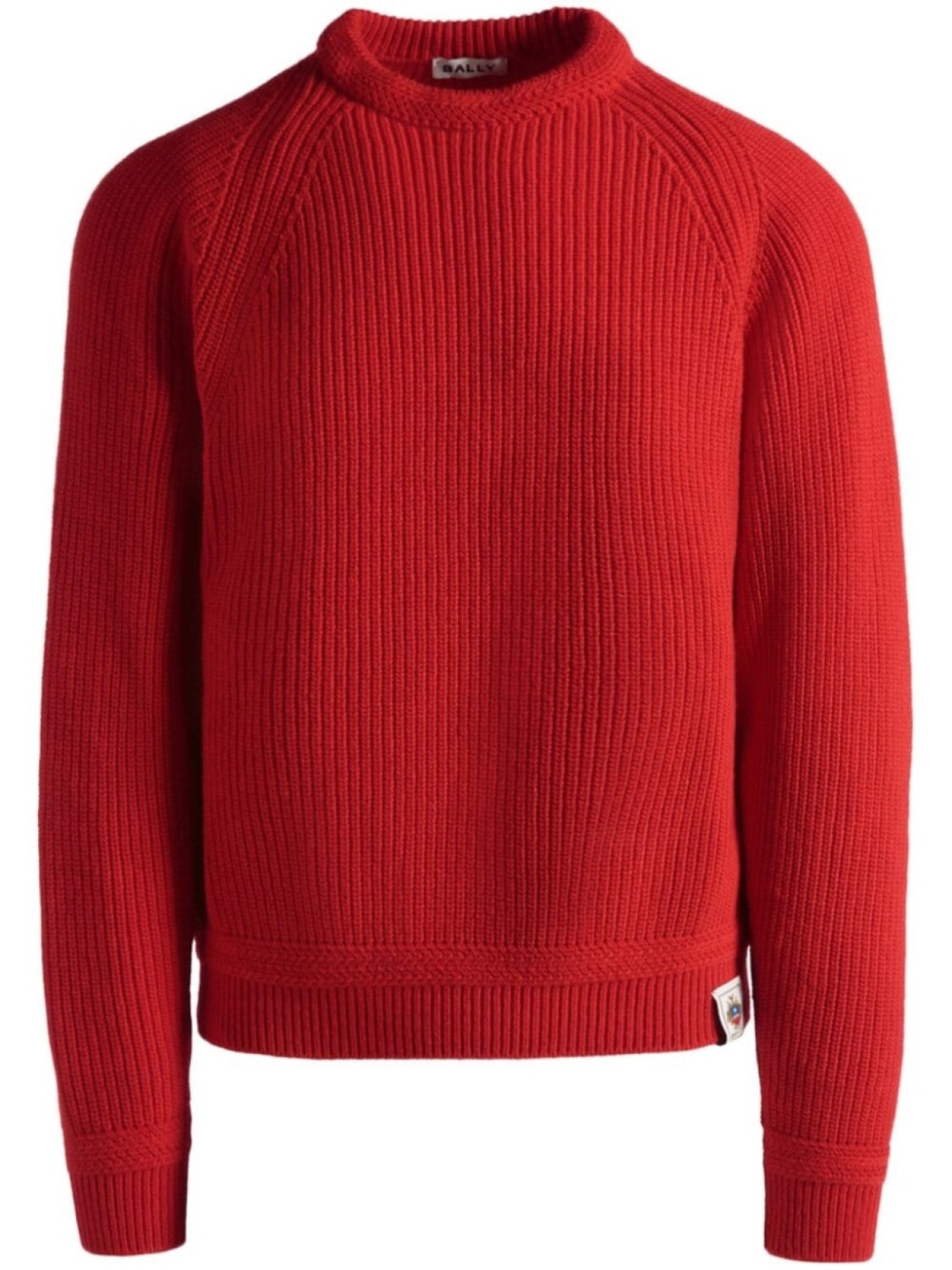 

Bally джемпер с ребристой вязкой, красный