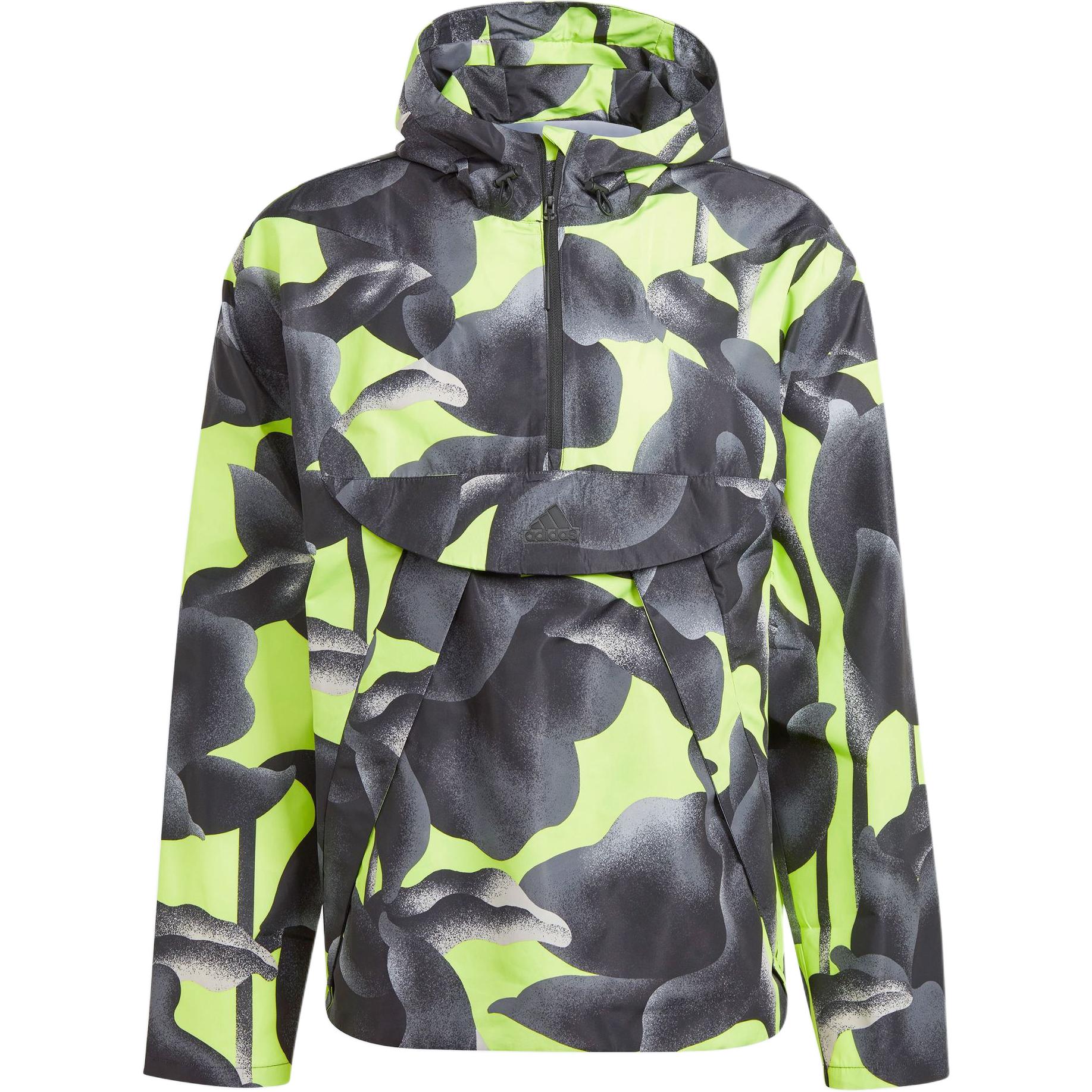 

Adidas Ветровка city escape толстовка мужская black/bright lemon