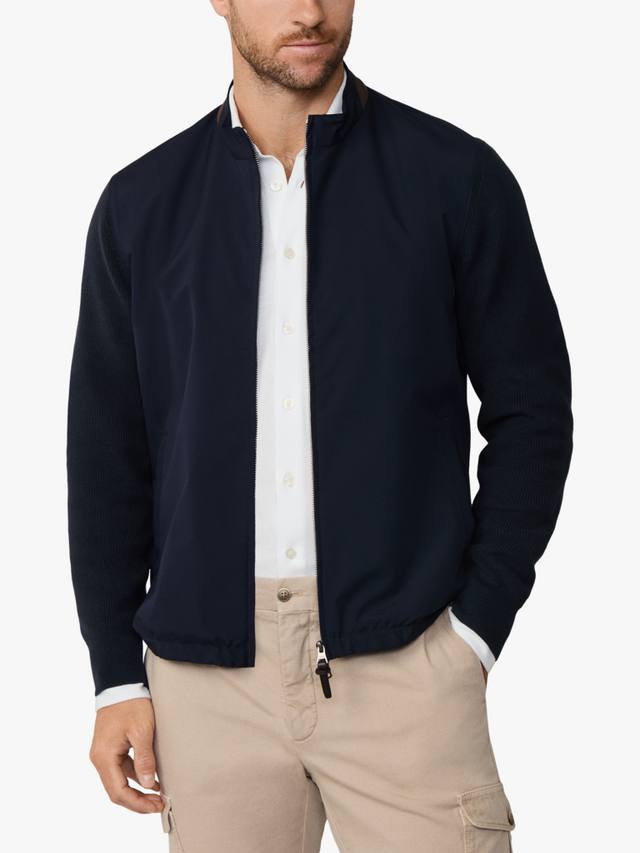 

Легкая гибридная куртка Hackett London, Midnight Blue