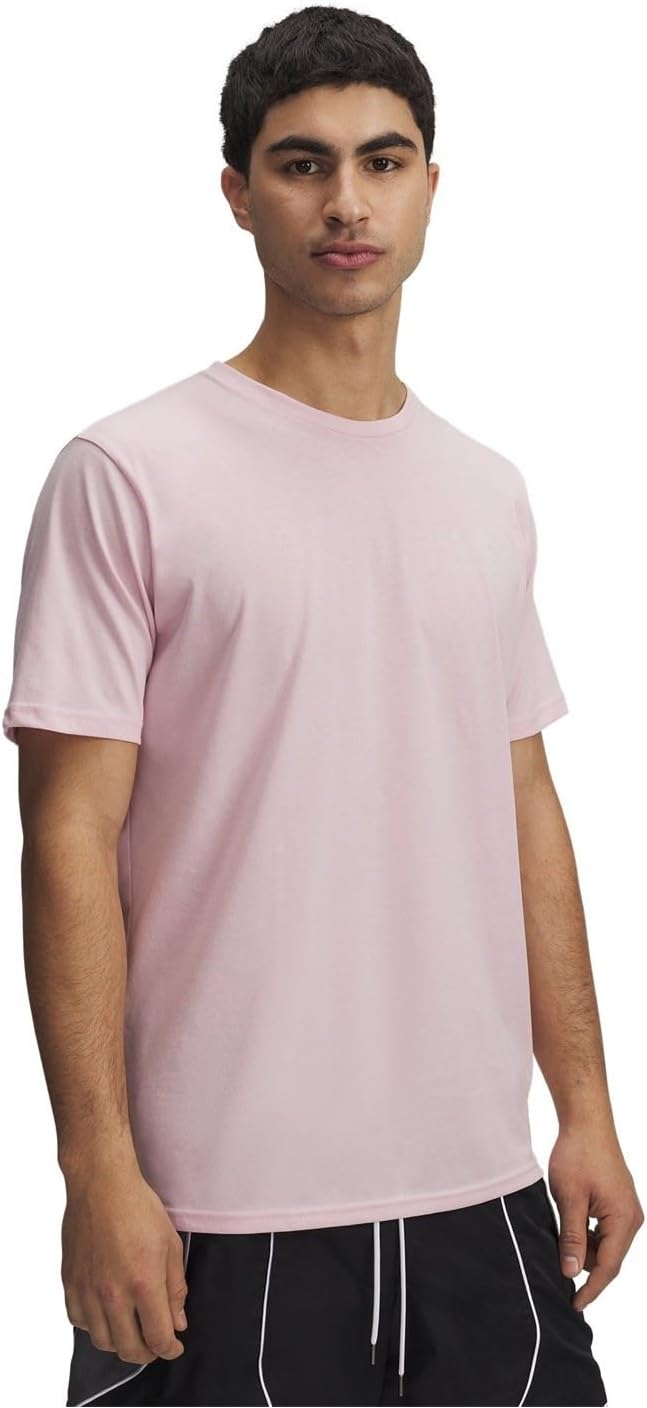 

Мужская спортивная футболка Under Armour с коротким рукавом на левую грудь, (647) Prime Pink/White, Белый, Мужская спортивная футболка Under Armour с коротким рукавом на левую грудь, (647) Prime Pink/White