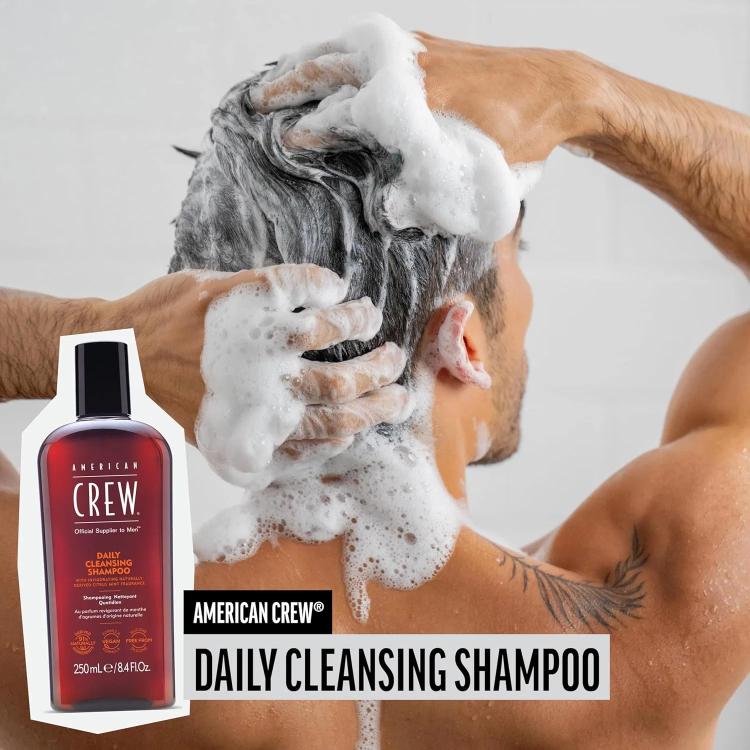 Мужской шампунь для ежедневного очищения «Daily Cleansing» от AMERICAN CREW, 1000 мл American Crew — фото 2
