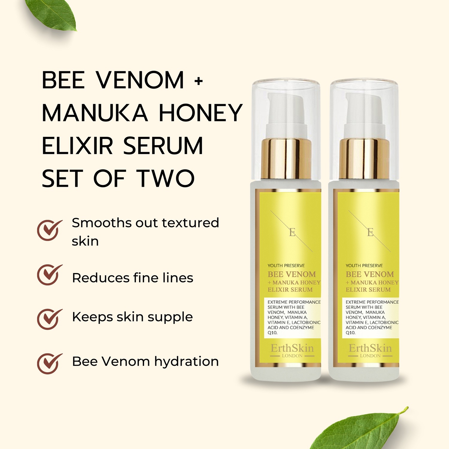 Набор ErthSkin London — Для лица bee venom elixier duo , количество 1 шт — фото 2