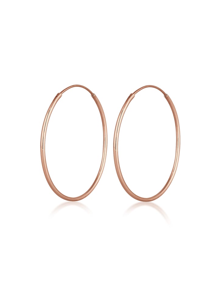 

Elli Серьги из серебра 925 пробы с покрытием из розового золота