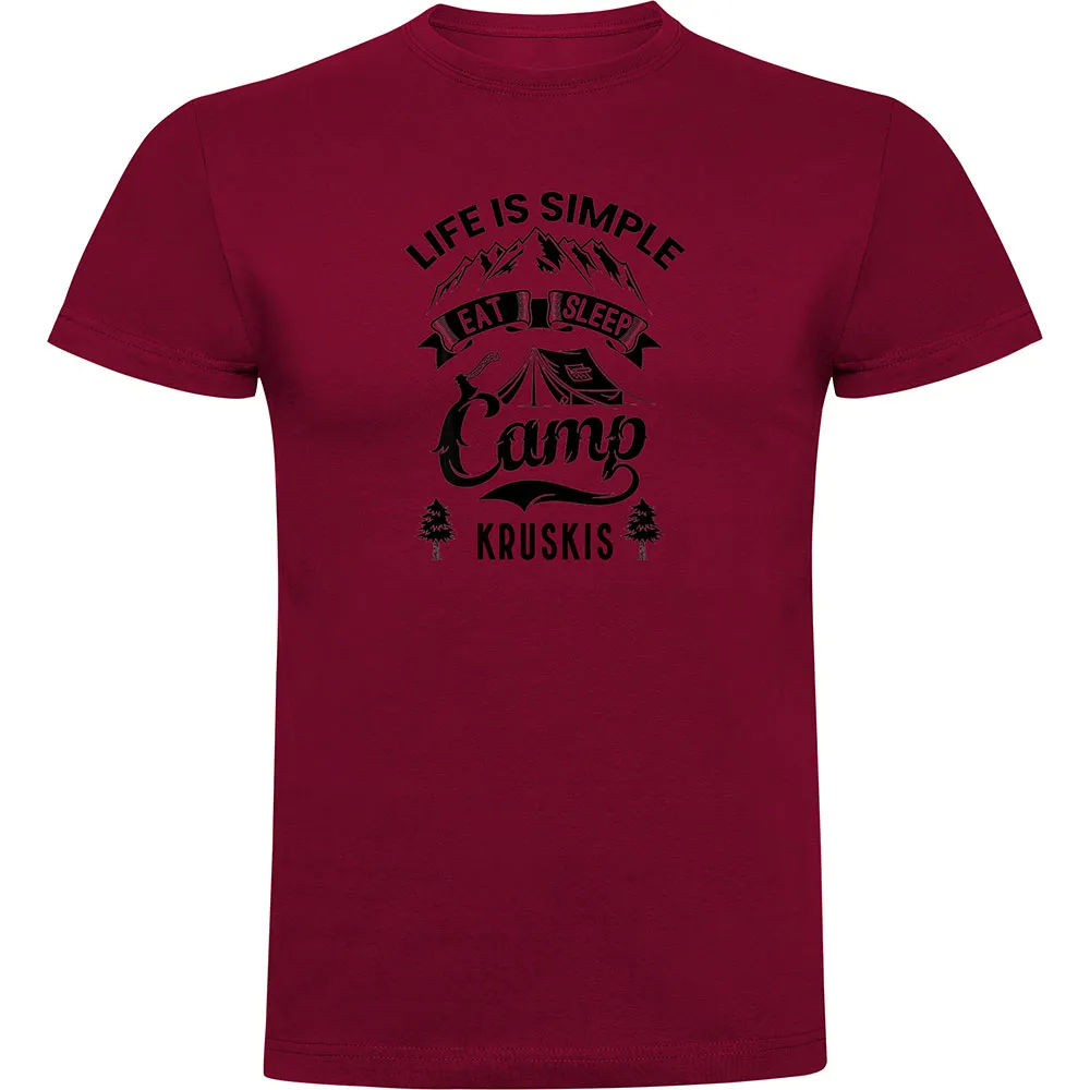 

Футболка с коротким рукавом Kruskis Life Is Simple, красный