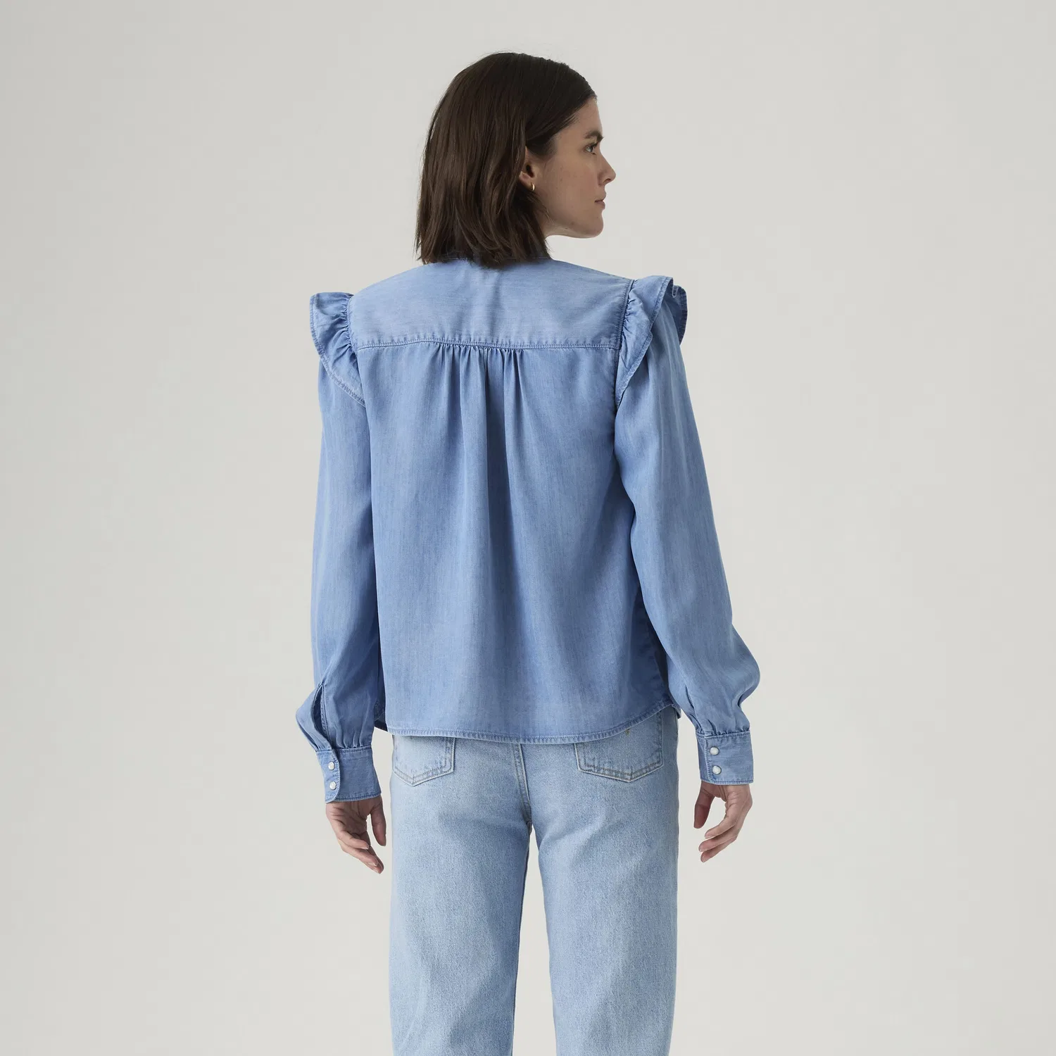 Блузка с длинными рукавами Gianna Levi's, Medium Wash — фото 3