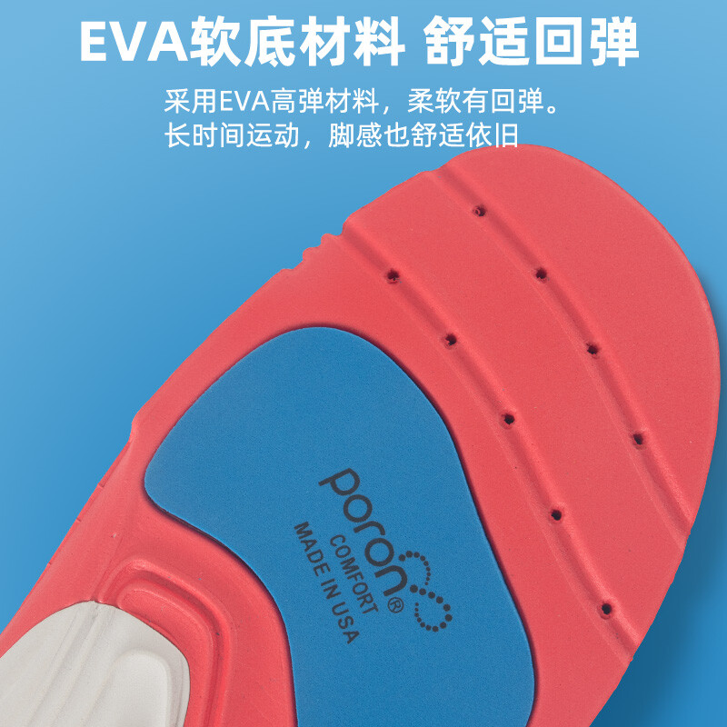 Кроссовки Аксессуар Унисекс Kawasaki, цвет 【Imported poron power insoles from the United States】Black and red — фото 4