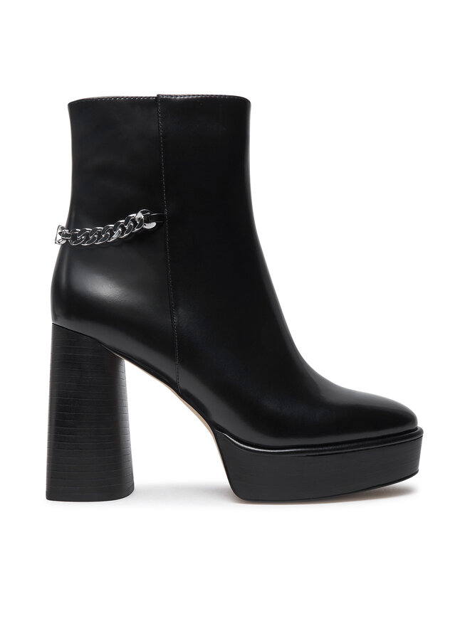 Ботильоны на блочном каблуке MICHAEL Michael Kors Carlisle Leather Platform Boot 40F4CLME1L, черный
