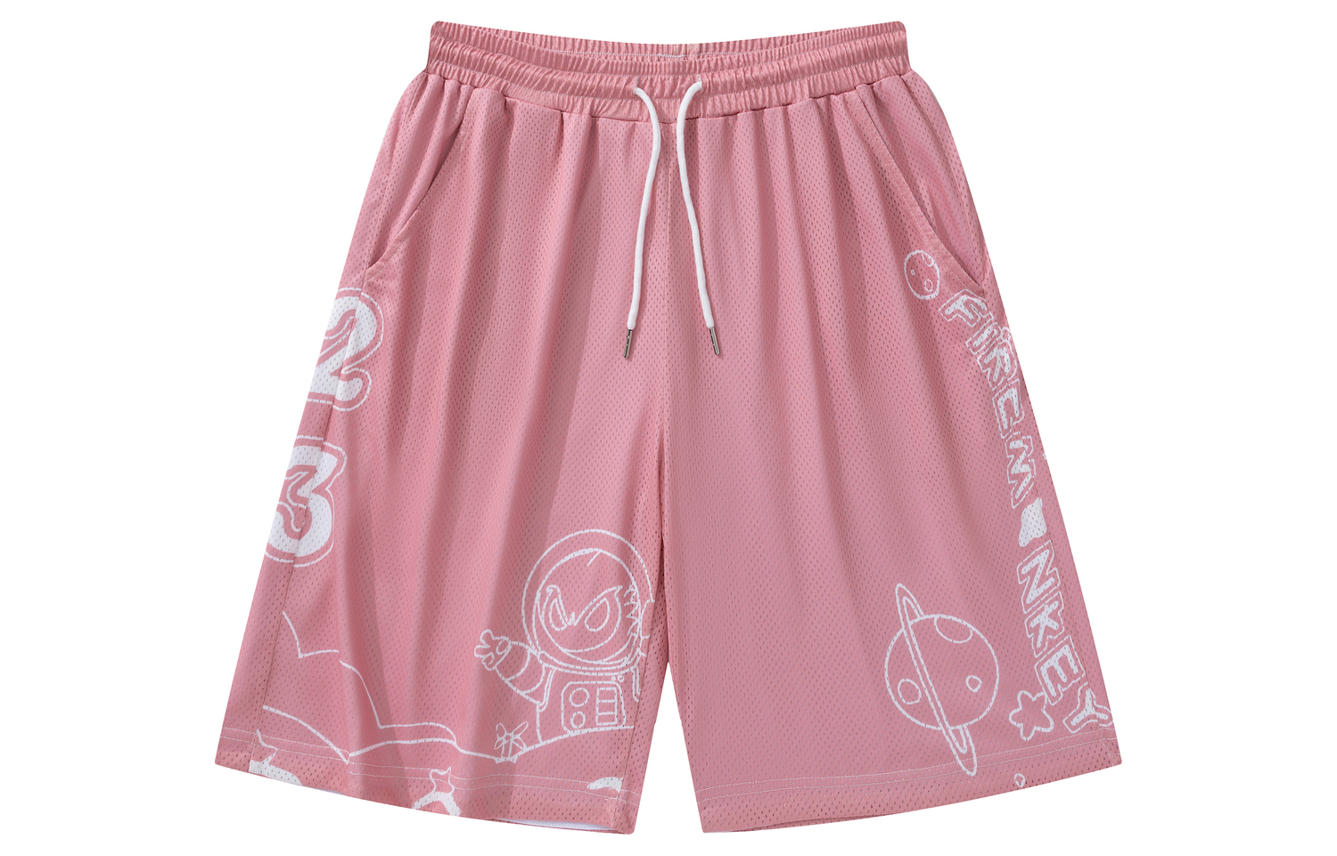 

Баскетбольные шорты Unisex FireMonkey, розовый, размер 24