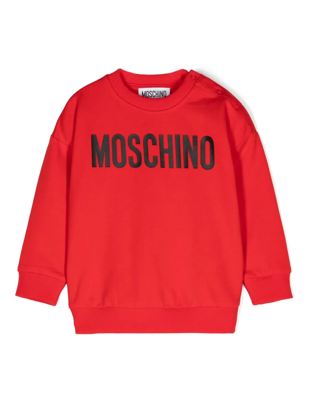 

Толстовка с логотипом Moschino Kids, красный