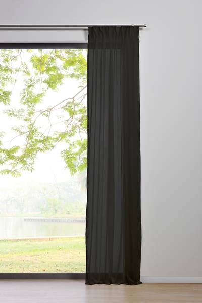 

Штора Ondeco mit Schlaufen Pure, 135x300x1 см, черный