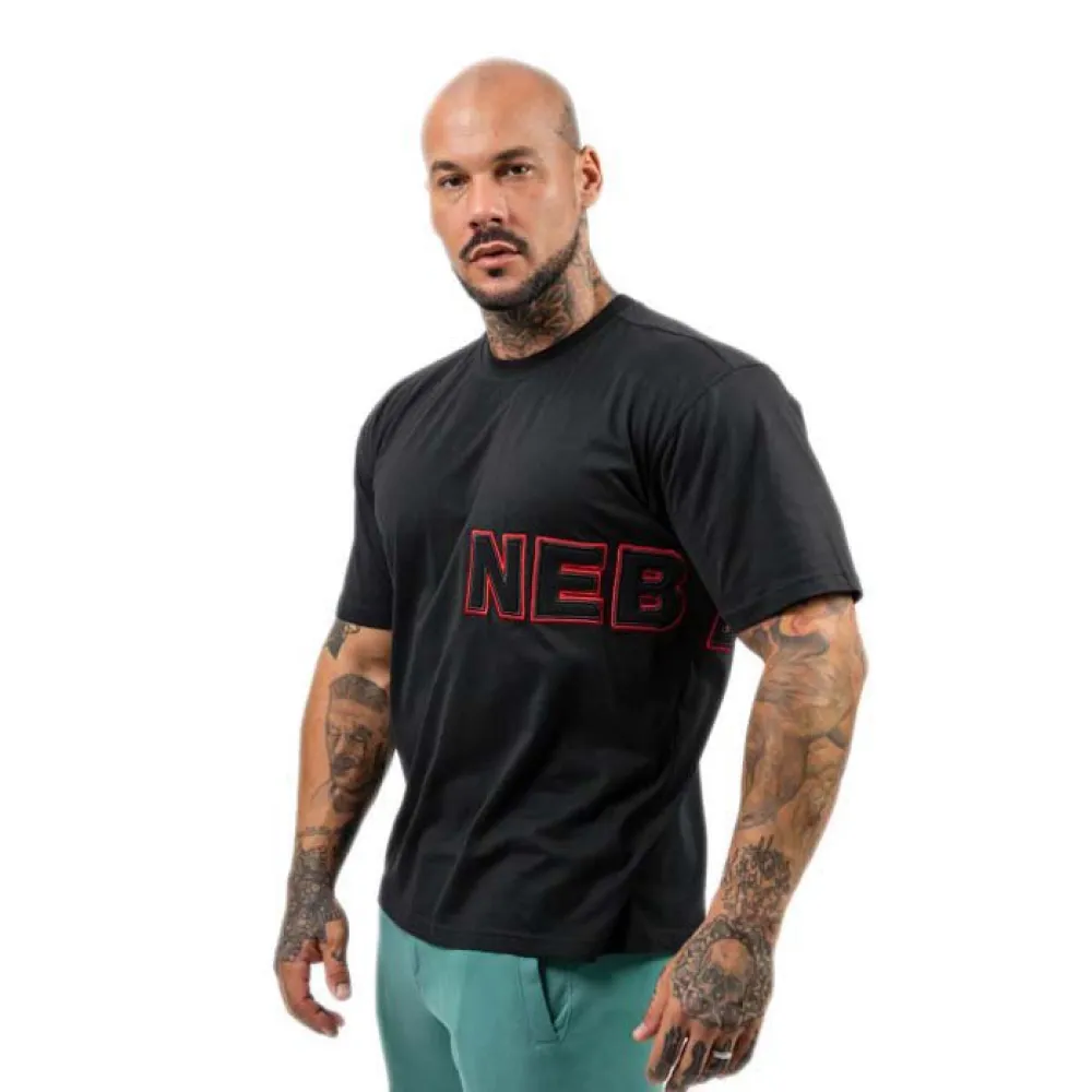 

Футболка Nebbia Loose Dedication, черный