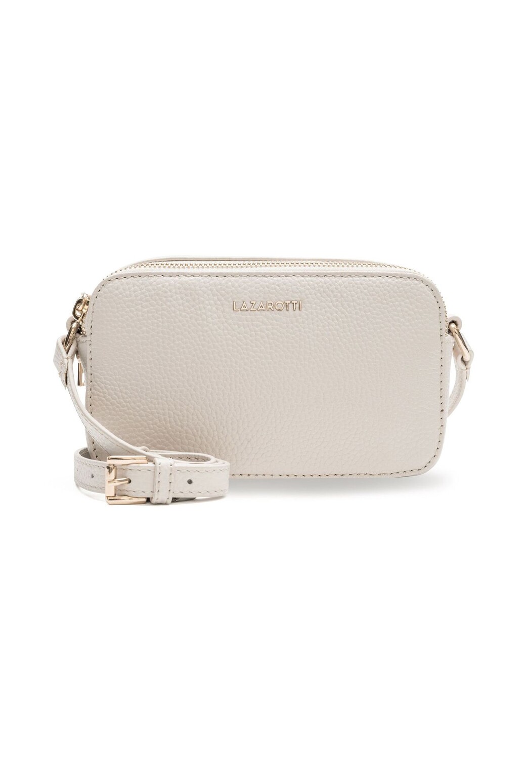 

Сумка через плечо Bologna Leather 18 см LAZAROTTI, кремовый