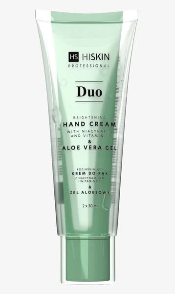 

Крем для рук HISKIN Duo Hand Brightening и гель алоэ вера зеленый 60 мл