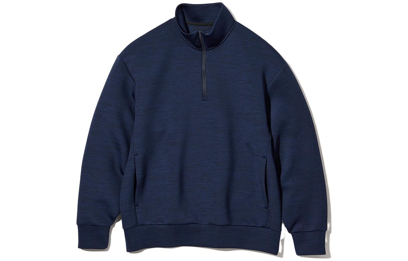 

Толстовка унисекс темно-синяя Uniqlo, темно-синий
