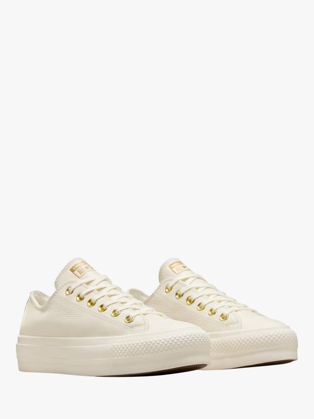 Chuck Taylor All Star Lift Platform Golden Hits Converse, Egret — фото 2
