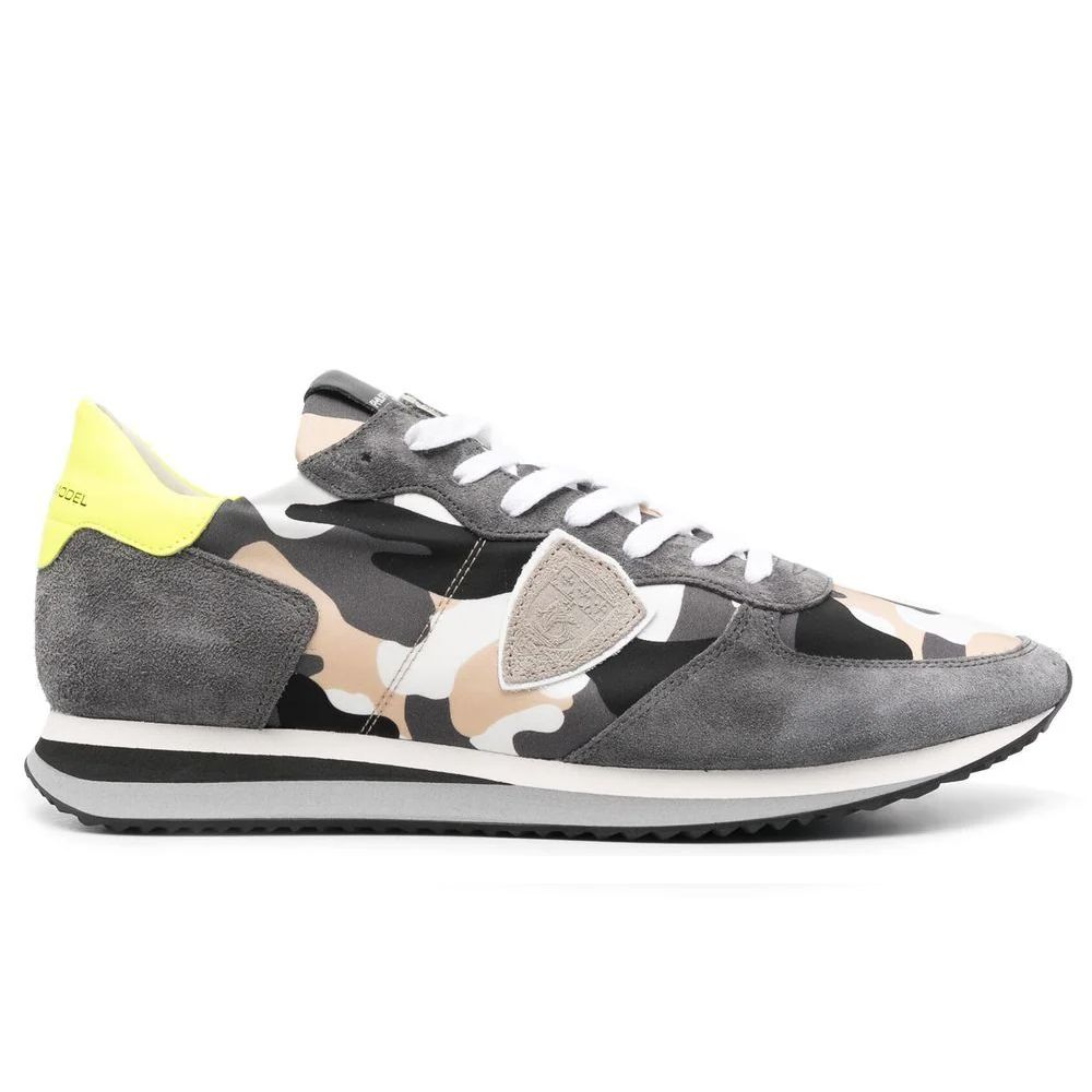 

Мужские кроссовки Philippe Model Hue Suede Insert, цвет army