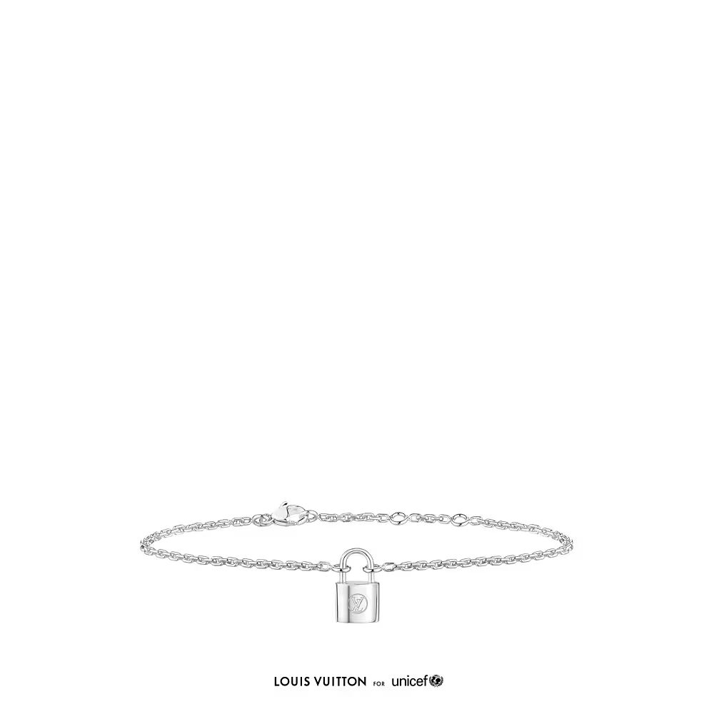 

Louis Vuitton Серебряный браслет Lockit, стерлинговое серебро