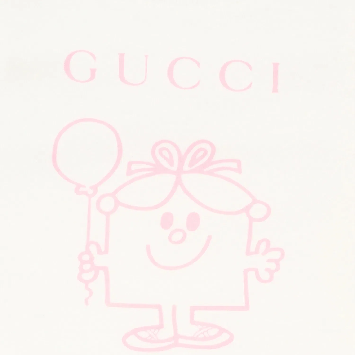 Боди женское GUCCI с круглым вырезом, элегантный крой, белый — фото 4