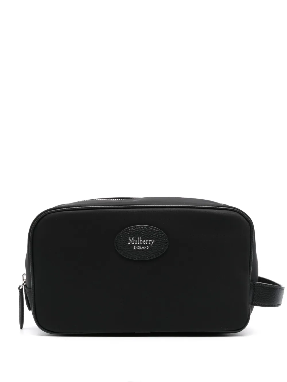 

Несессер Heritage с нашивкой-логотипом Mulberry, черный