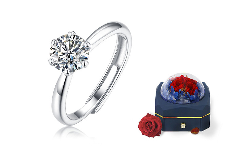 

Lady Go Кольцо из стерлингового серебра 925 пробы для женщин Couple