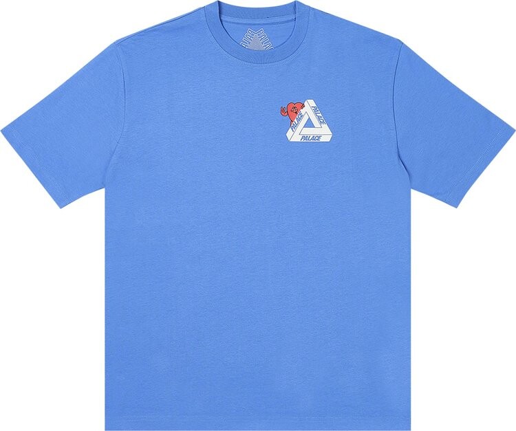 

Футболка Palace Tri-Hearts 'Palatial Blue', синий