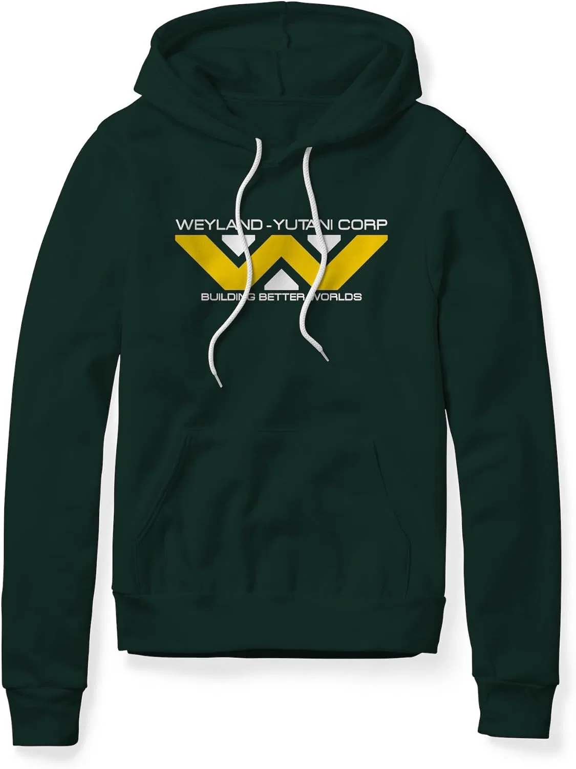 Флисовая худи с логотипом Weyland-Yutani, бренд Generic, цвет Forest