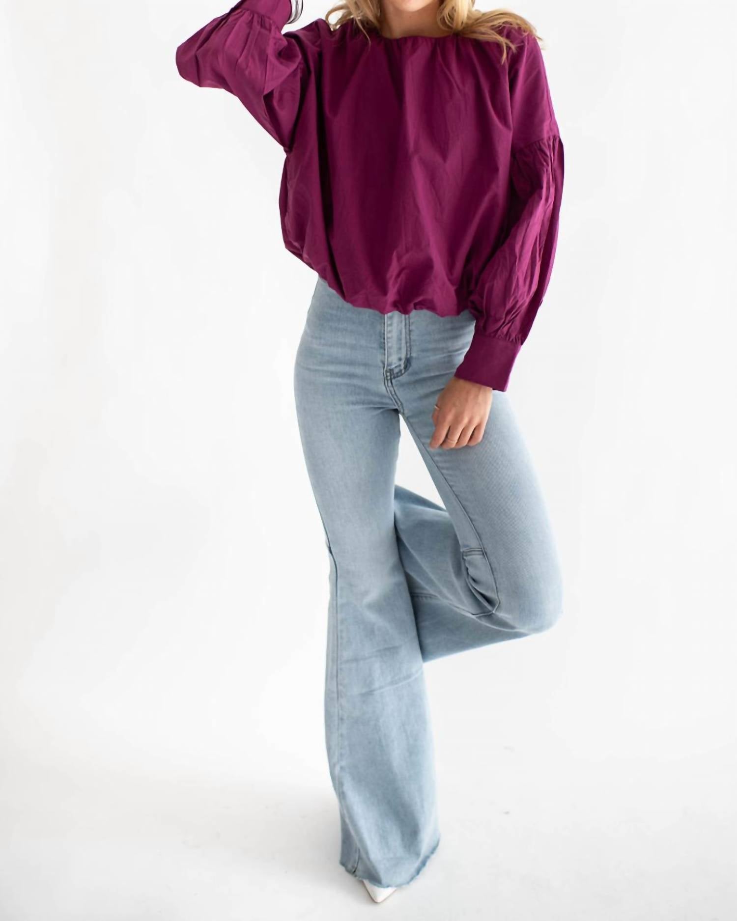 

Ava Топ в Мерло falcon park, цвет merlot