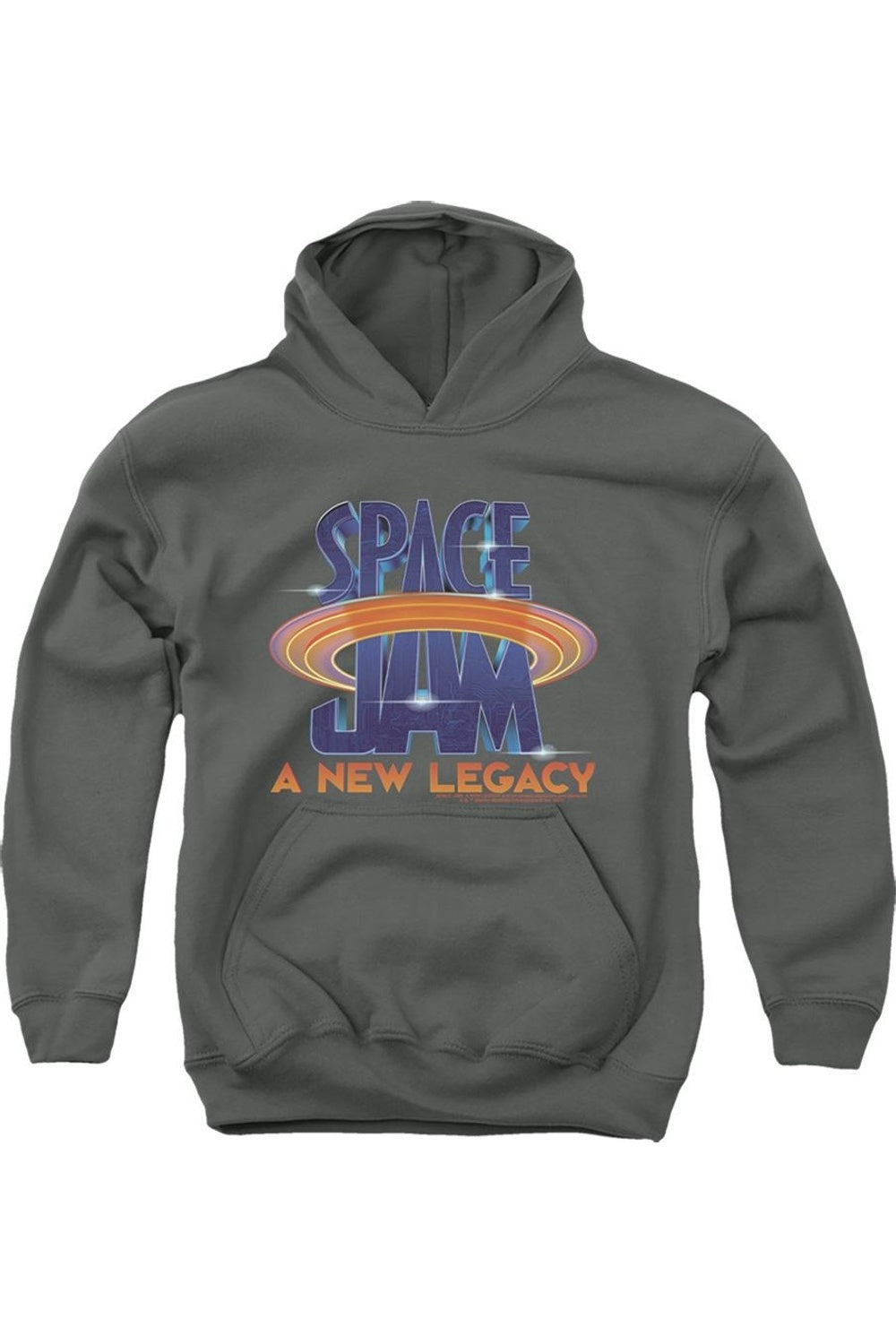 

Толстовка с капюшоном Space Jam 2 с логотипом для детей Gildan, Charcoal