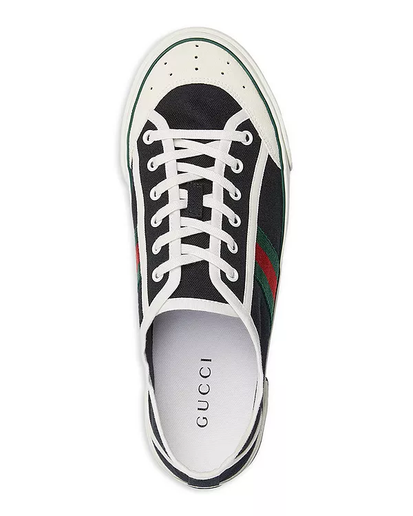 Мужские теннисные кроссовки 1977 года Gucci, черный — фото 3