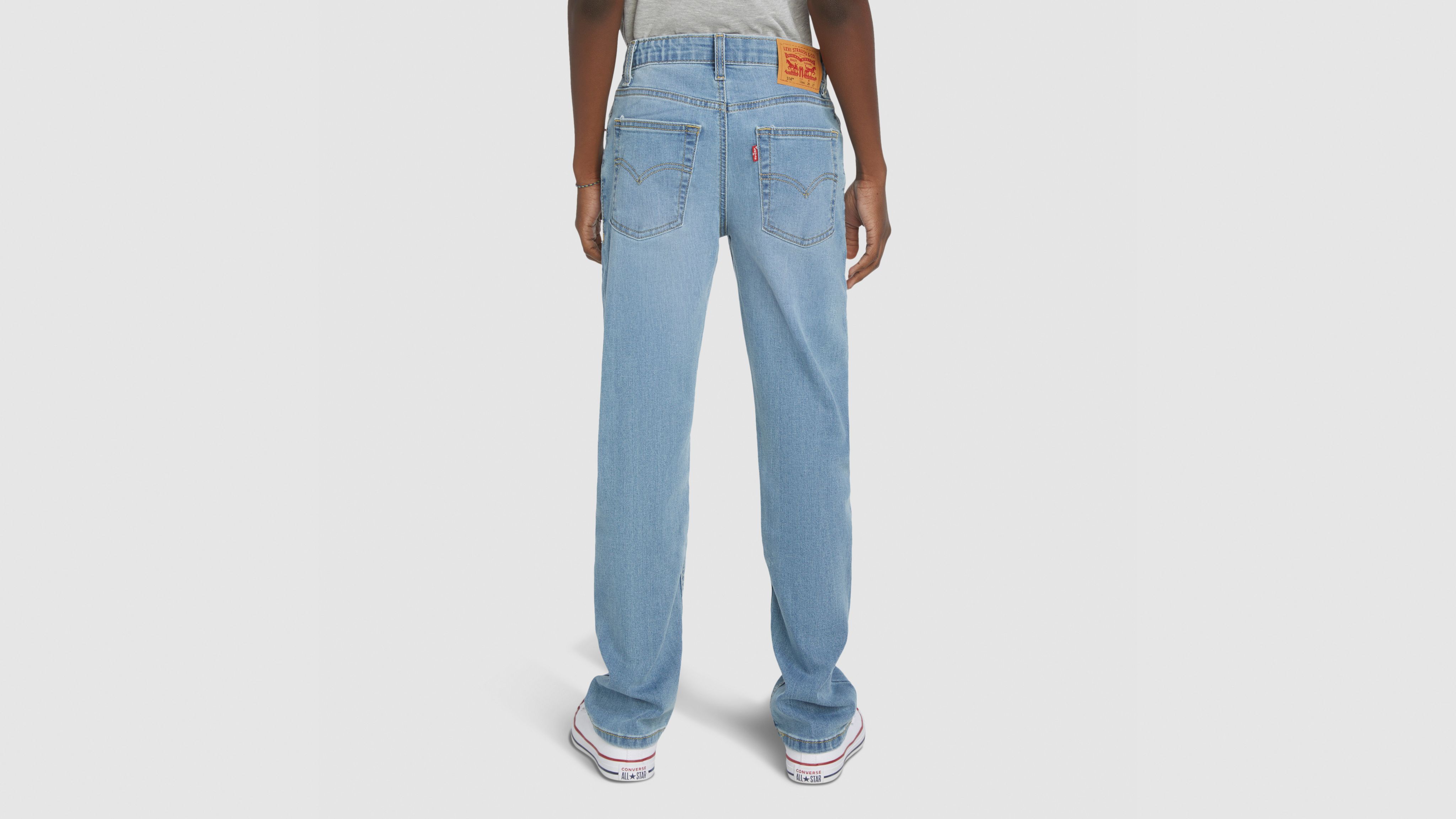 Джинсы 514 Straight Fit Performance для мальчиков 8–20 лет Levi's, Blue Stone - Medium Wash — фото 4