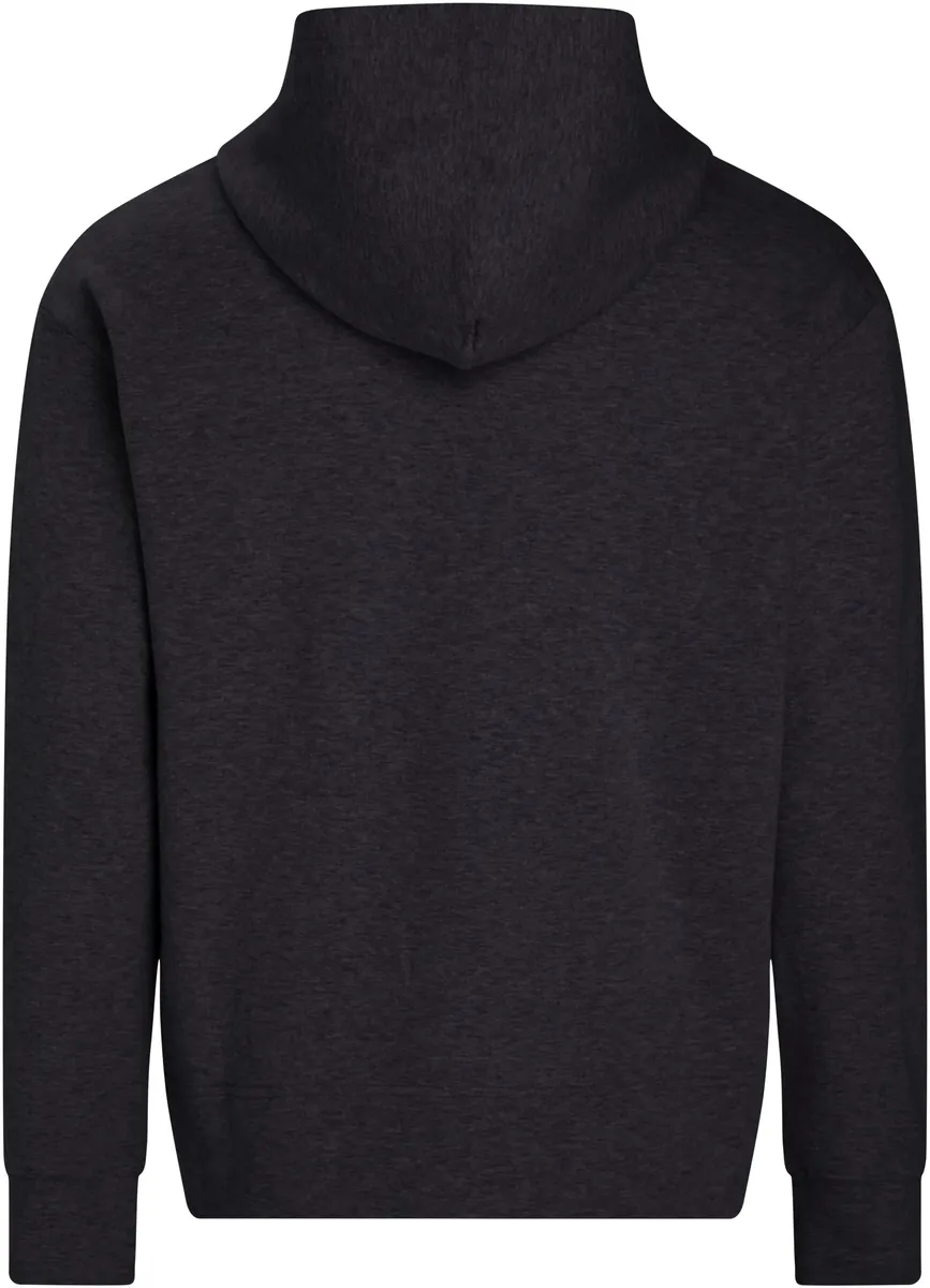 Толстовка с капюшоном Calvin Klein Underwear "L/S HOODIE" и вышитым логотипом, черный — фото 2