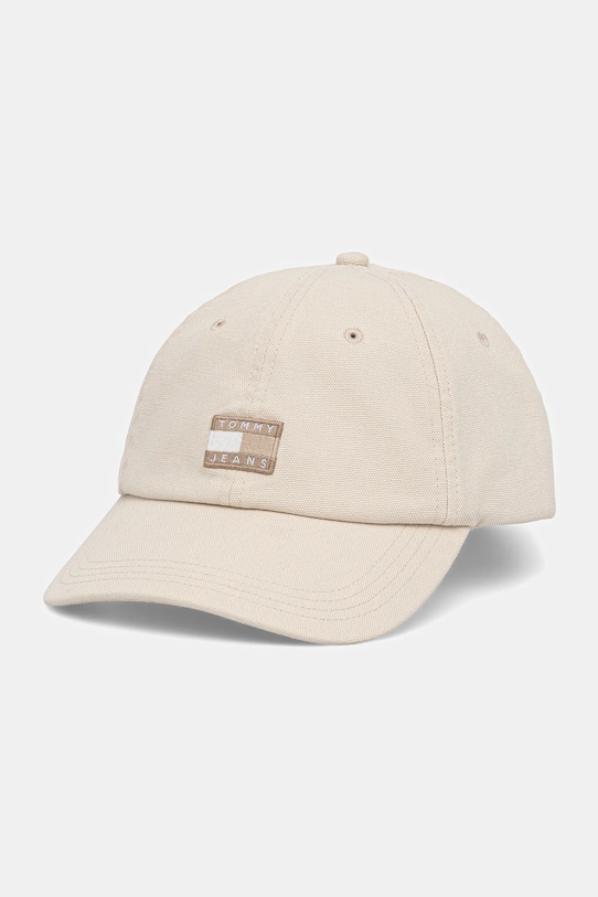 

Хлопковая кепка с козырьком Tommy Jeans, бежевый